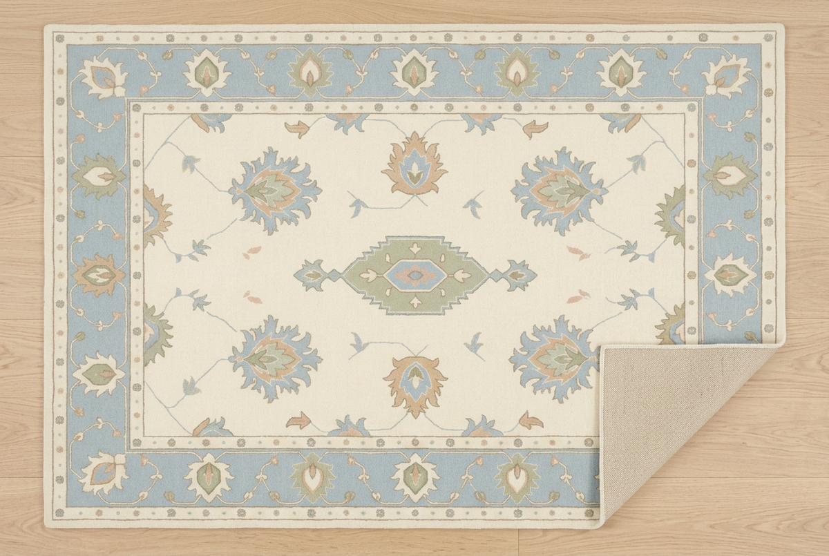 Ivory Anatolia folded corner