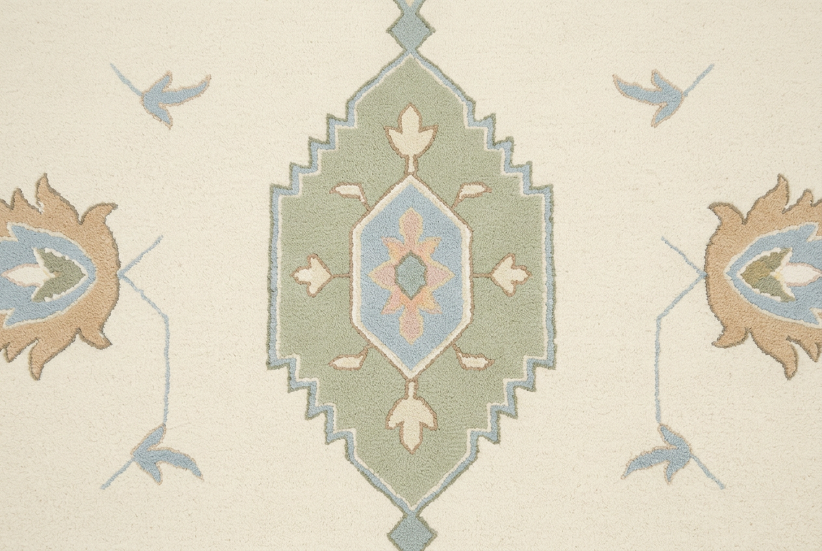 Ivory Anatolia wool close-up