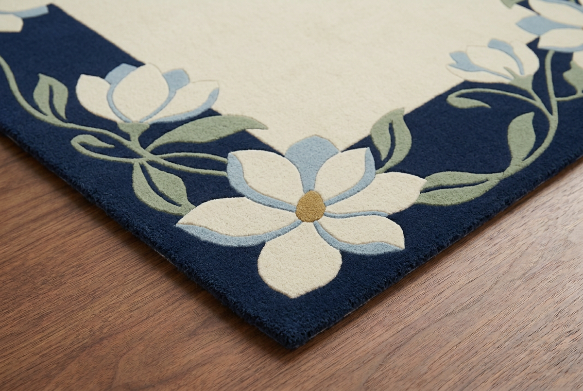 Midnight Magnolia corner detail