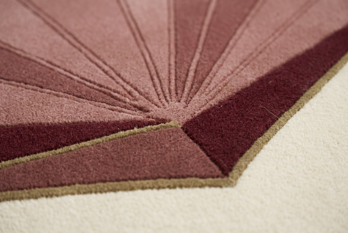 Rosewood Rhythm wool texture detail