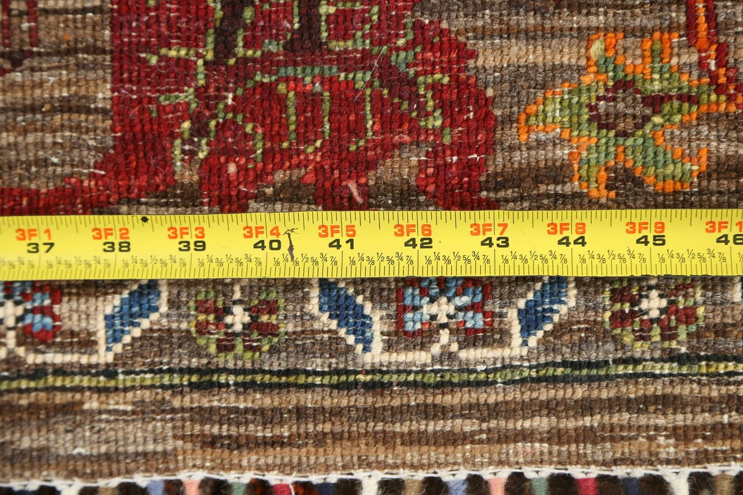 Floral Oriental Oushak Hand Knotted Wool Rug 8x10 Brown Red Multicolour Afghan Antique Style