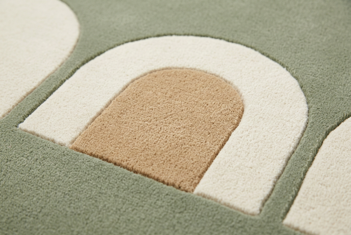 Sage Arcade wool close-up