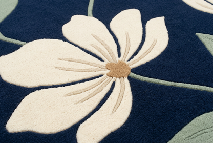 Blue Meadow wool close-up