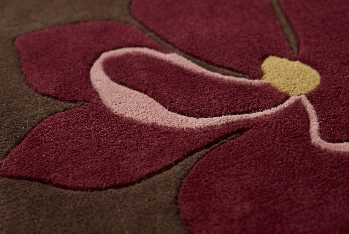 Burgundy Bloom flower texture detail
