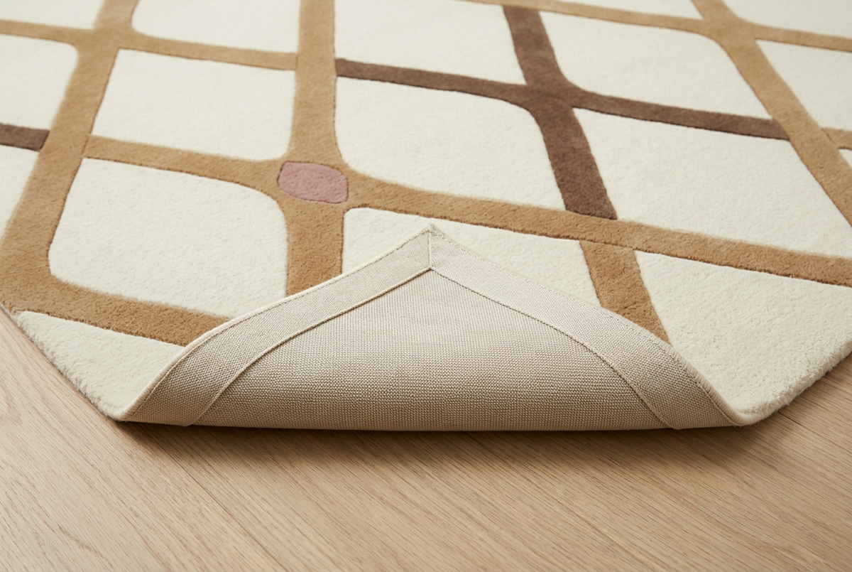 Camel Trellis folded corner