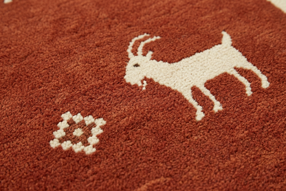 Desert Caravan motif and wool detail