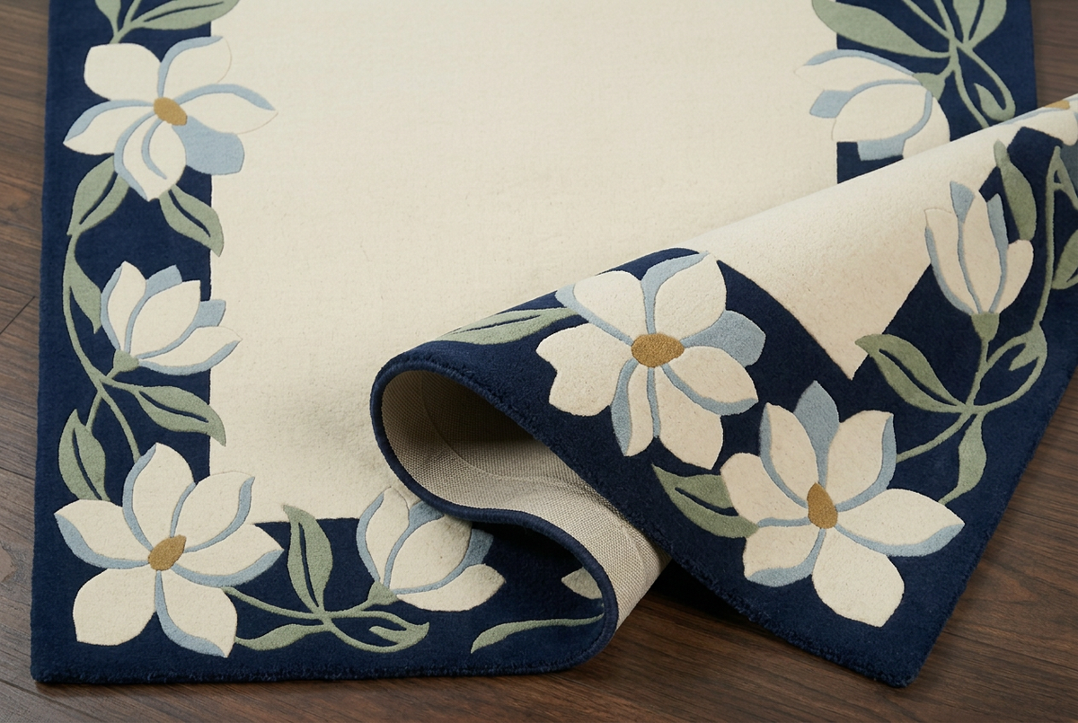 Midnight Magnolia folded detail