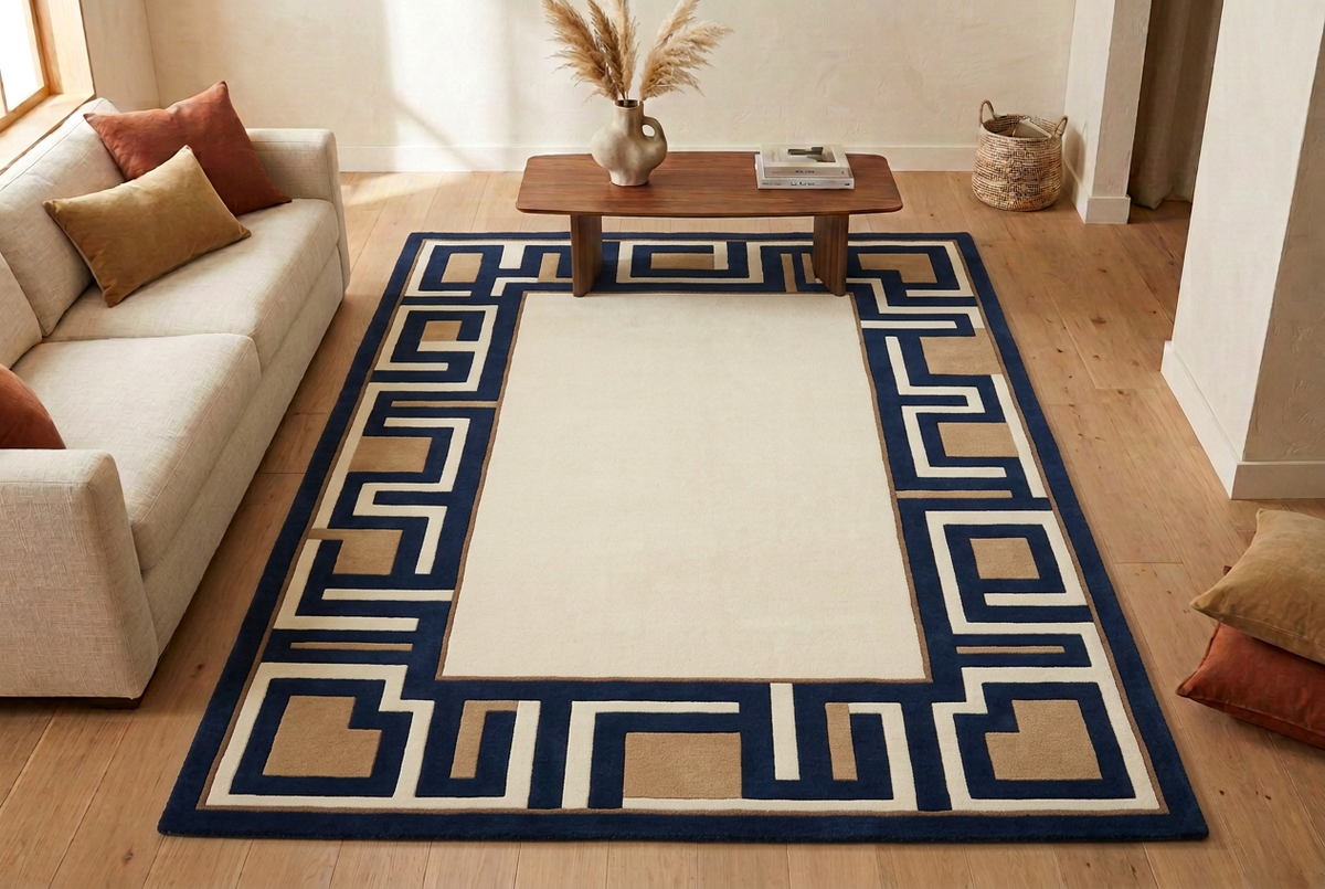 Navy Portico living-room concept