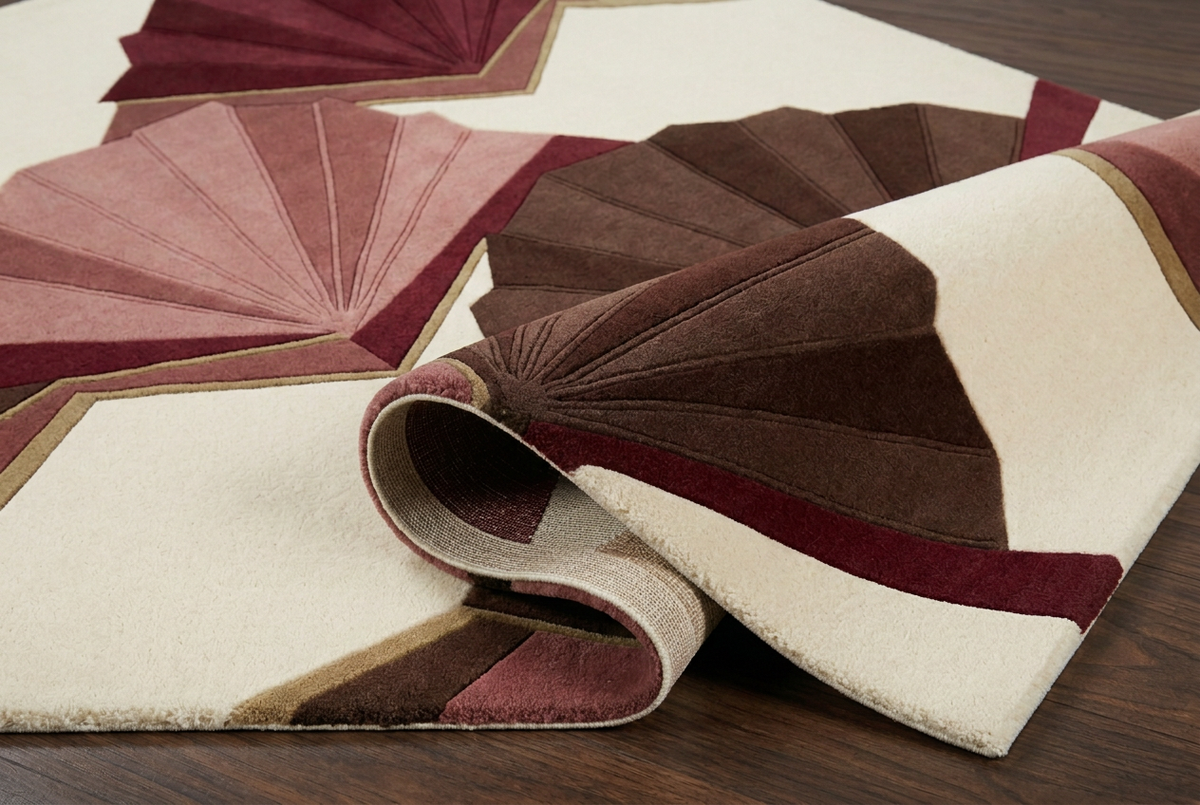 Refined Rosewood Rhythm folded-angle concept