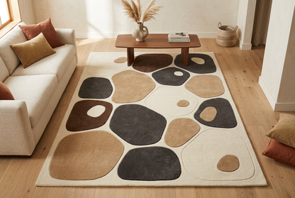 Room setup scene with the rug's exact original design