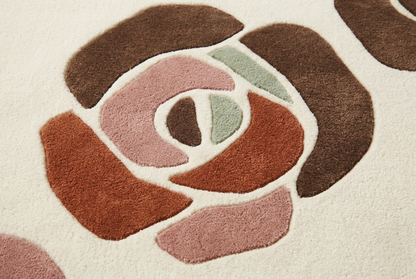 Rosewood Mosaic wool close-up