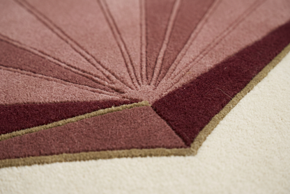 Rosewood Rhythm wool texture detail