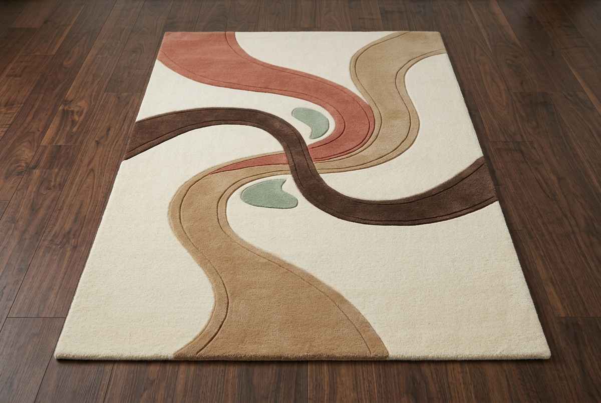 Terra Flow angled full-rug concept