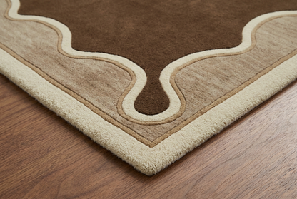 Walnut Ribbon corner detail