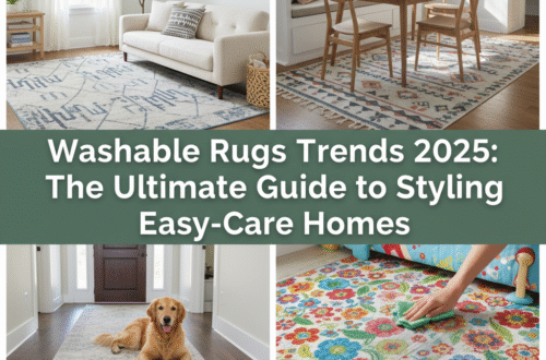 Washable Rugs Trends 2025: The Ultimate Guide to Styling Easy-Care Homes