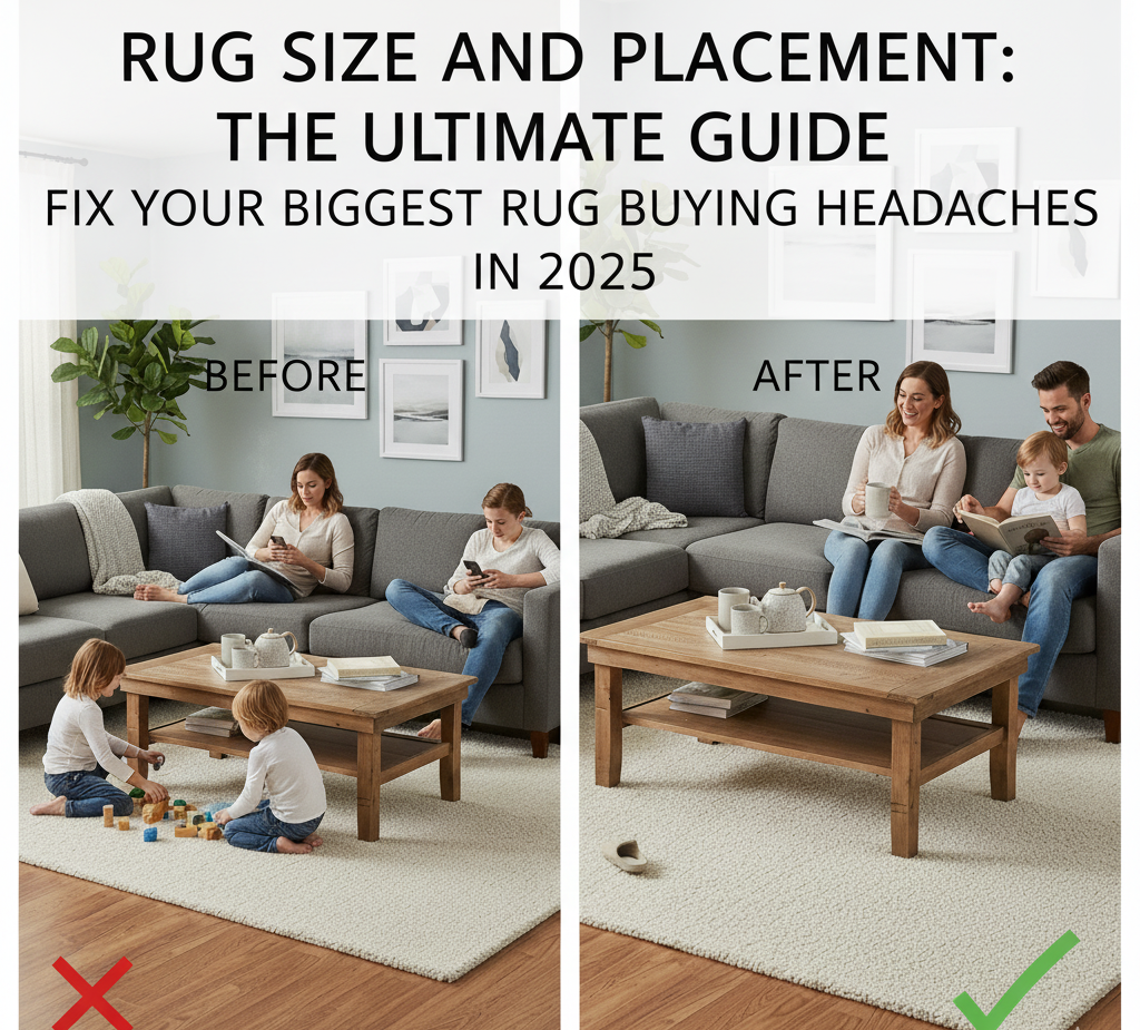 Rug Size and Placement The Ultiate Guide: Fix Your Biggest Rug Buying Headaches in 2025