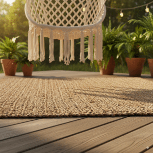 Natural Woven Fiber Outdoor Rugs