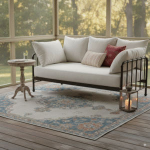 Vintage-Inspired Outdoor Rugs