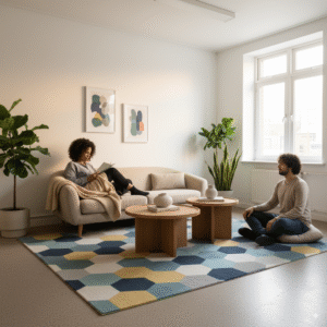 Hexagon Geometric Rugs