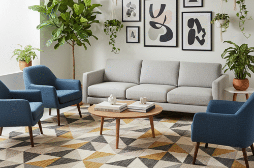 Geometric rug
