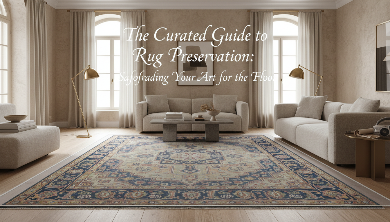 The Curated Guide to Rug Preservation: Safeguarding Your Art for the Floor