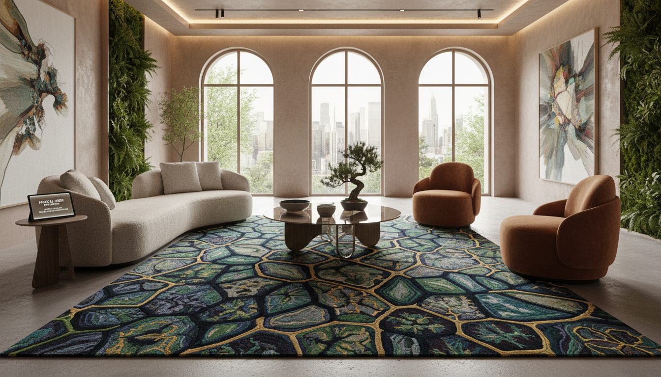 Fractal Pattern Fiber Rugs: The Mesmerizing 2026 Trend Grounding the Neuro-Aesthetic Home