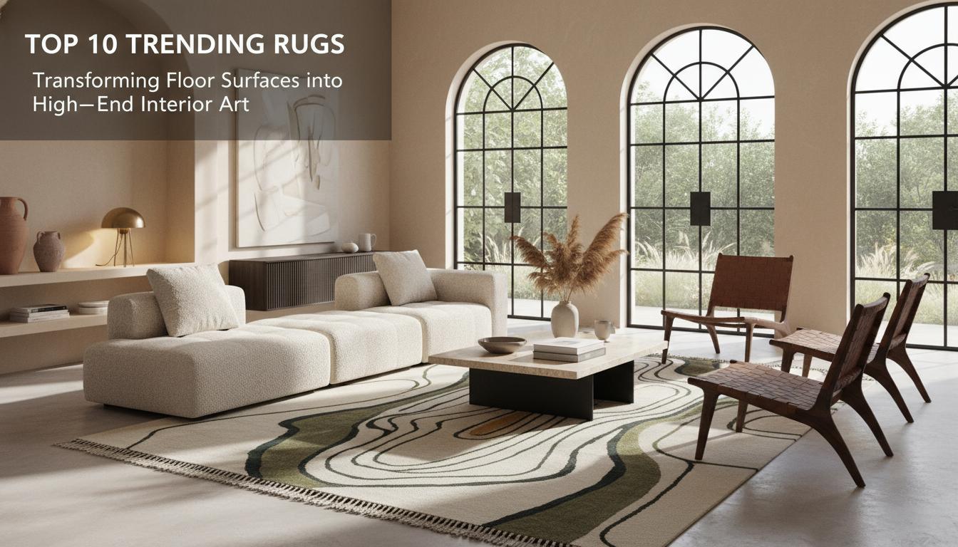 Top 10 Trending Rugs: Transforming Floor Surfaces into High-End Interior Art