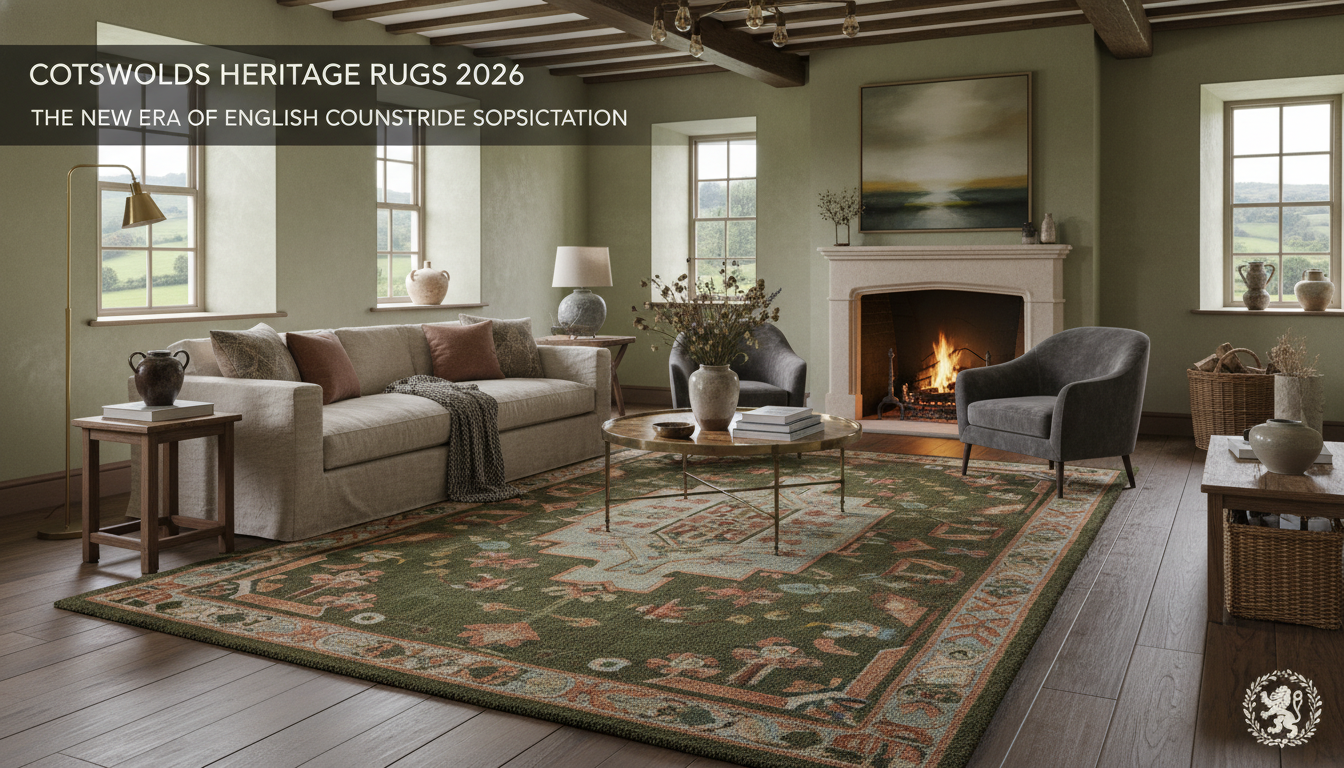 Cotswolds-inspired heritage rugs 2026: The New Era of English Countryside Sophistication