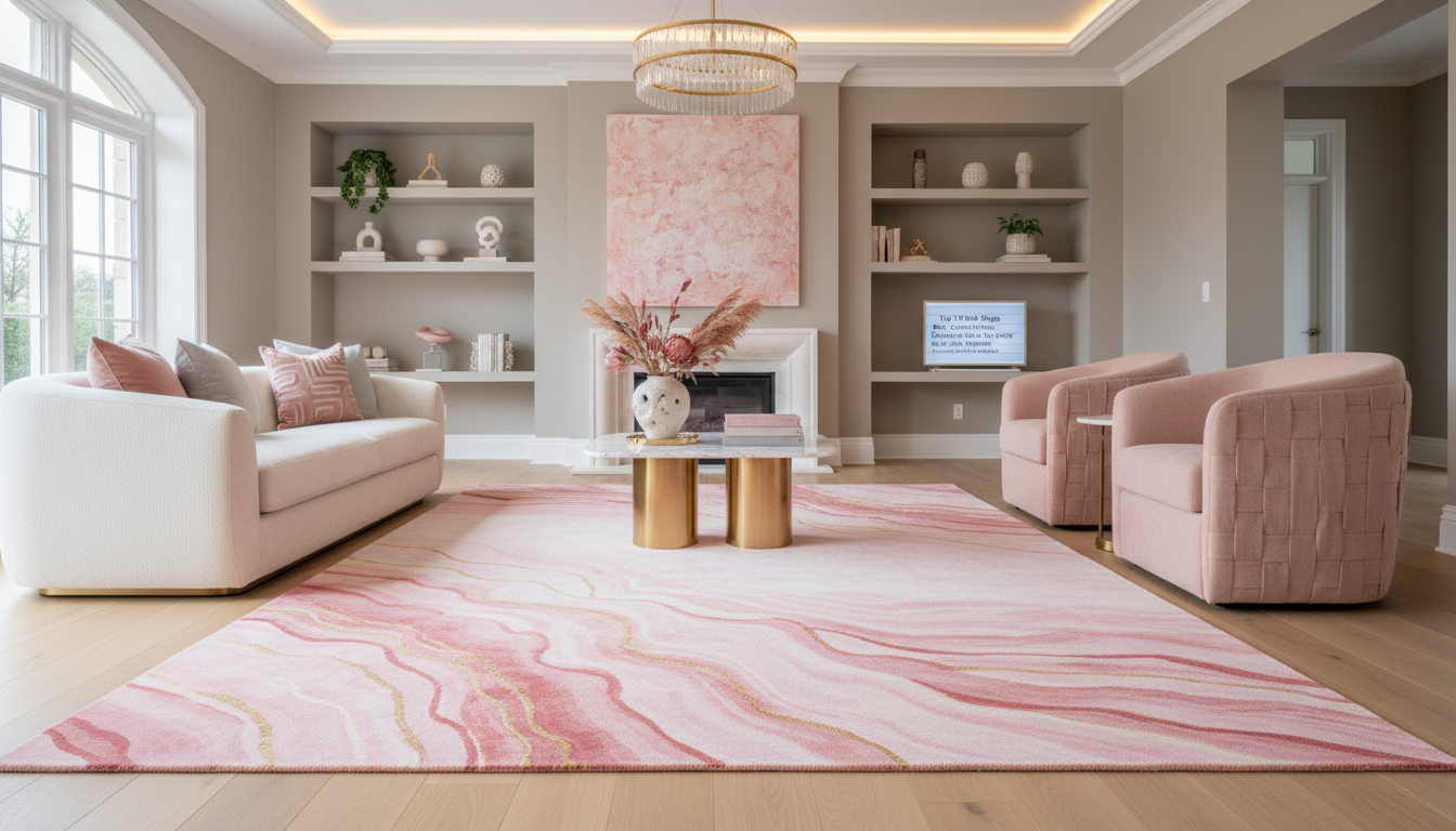 Top 10 pink Rugs: Curating Ethereal Floor Art for the Modern Feminine Aesthetic