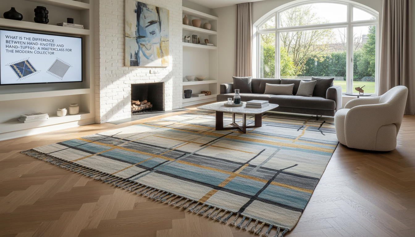 What is difference Between Hand-Knotted and Hand-Tufted Rugs: A Masterclass for the Modern Collector