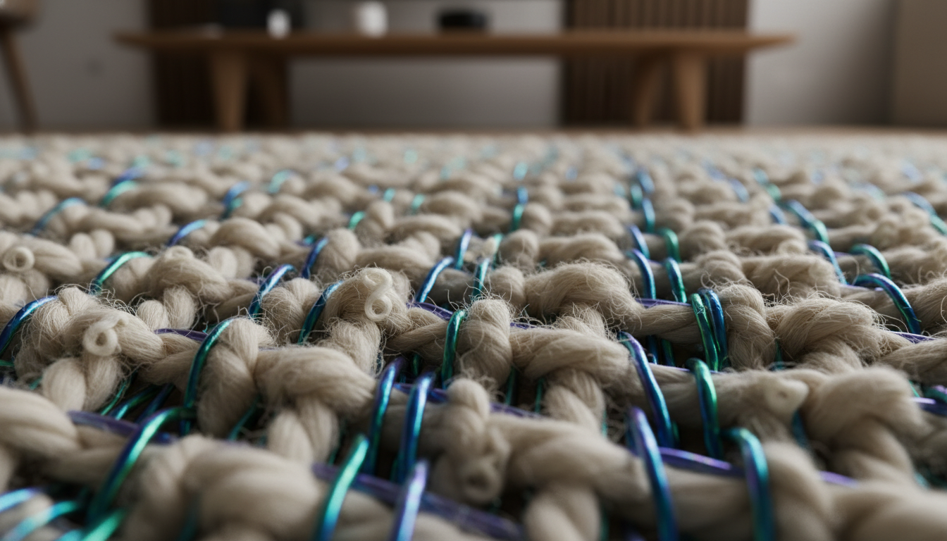 Material Innovation: Earthy Heritage Meets Lab-Grown Fibers