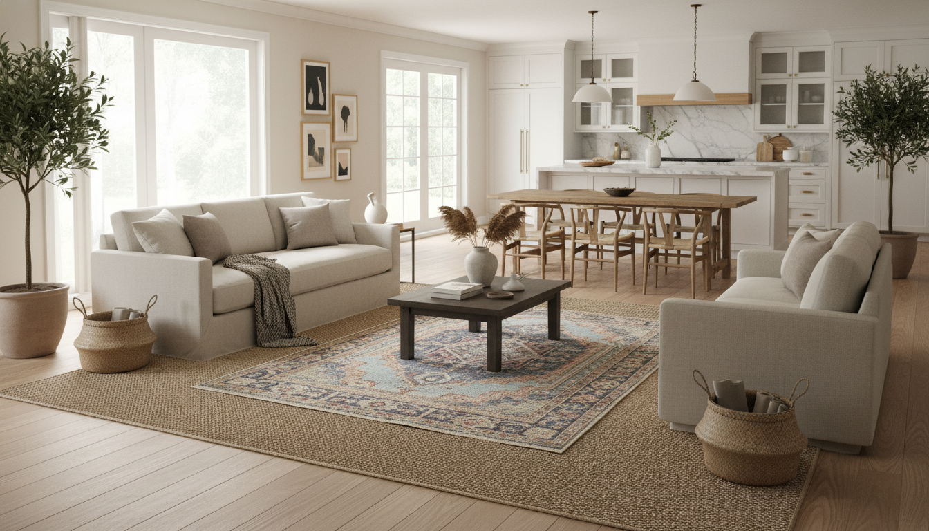 How to Layer Vintage-Inspired Rugs in Modern Spaces