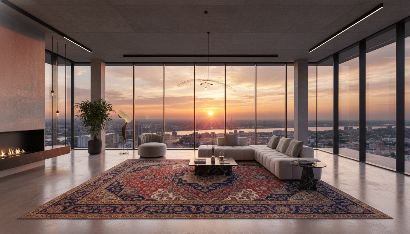 Integrating Heritage Rugs into Contemporary Architecture