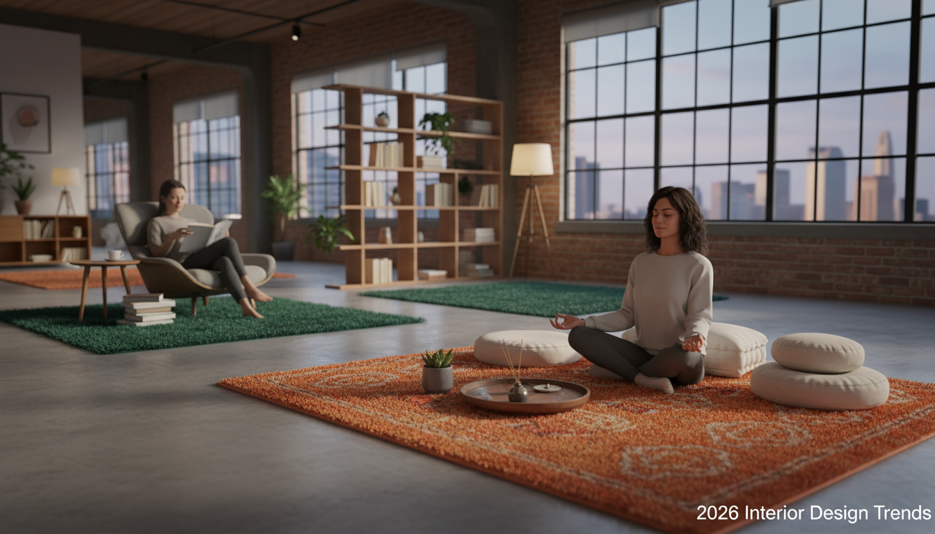 Design Strategy: Zoning Wellness with Chromotherapy Rugs