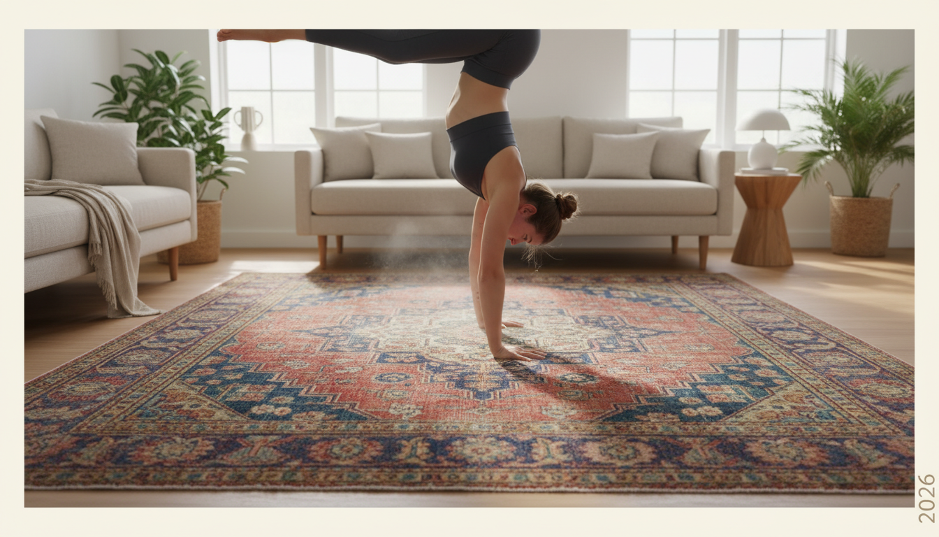 Well-preserved antique rug showcasing the long-term durability of high-KPSI craftsmanship.