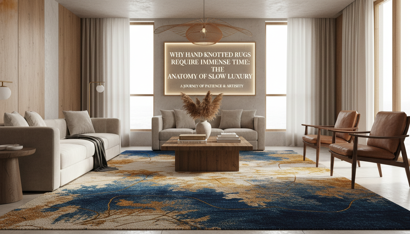 Why Hand Knotted Rugs Require Immense Time: The Anatomy of Slow Luxury