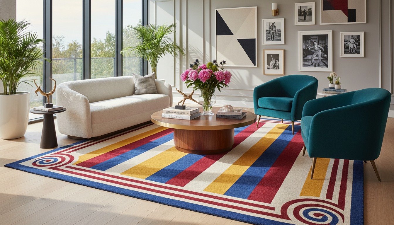 Circuscore Rugs 2026: How to Style Bold Stripes, Playful Patterns & Theatrical Designs in Modern Homes