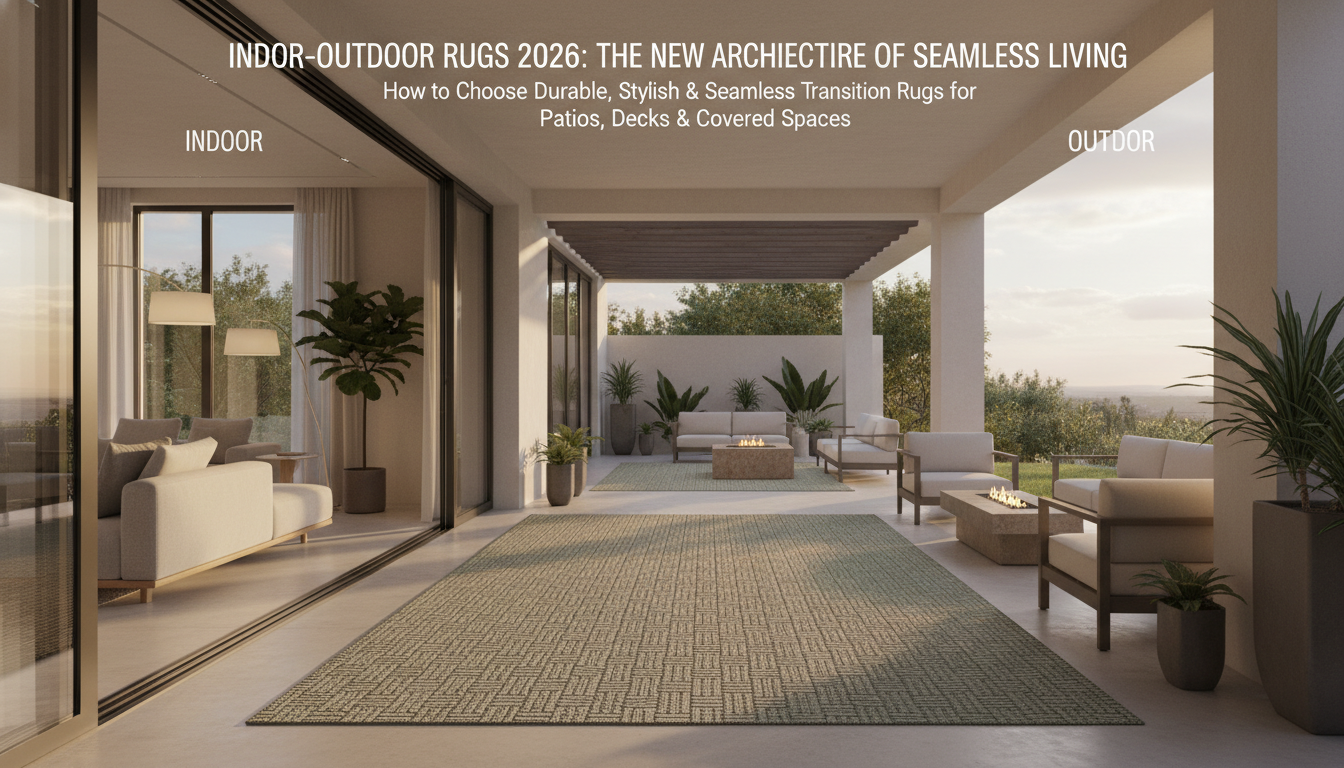 Indoor-Outdoor Rugs 2026: The New Architecture of Seamless Living