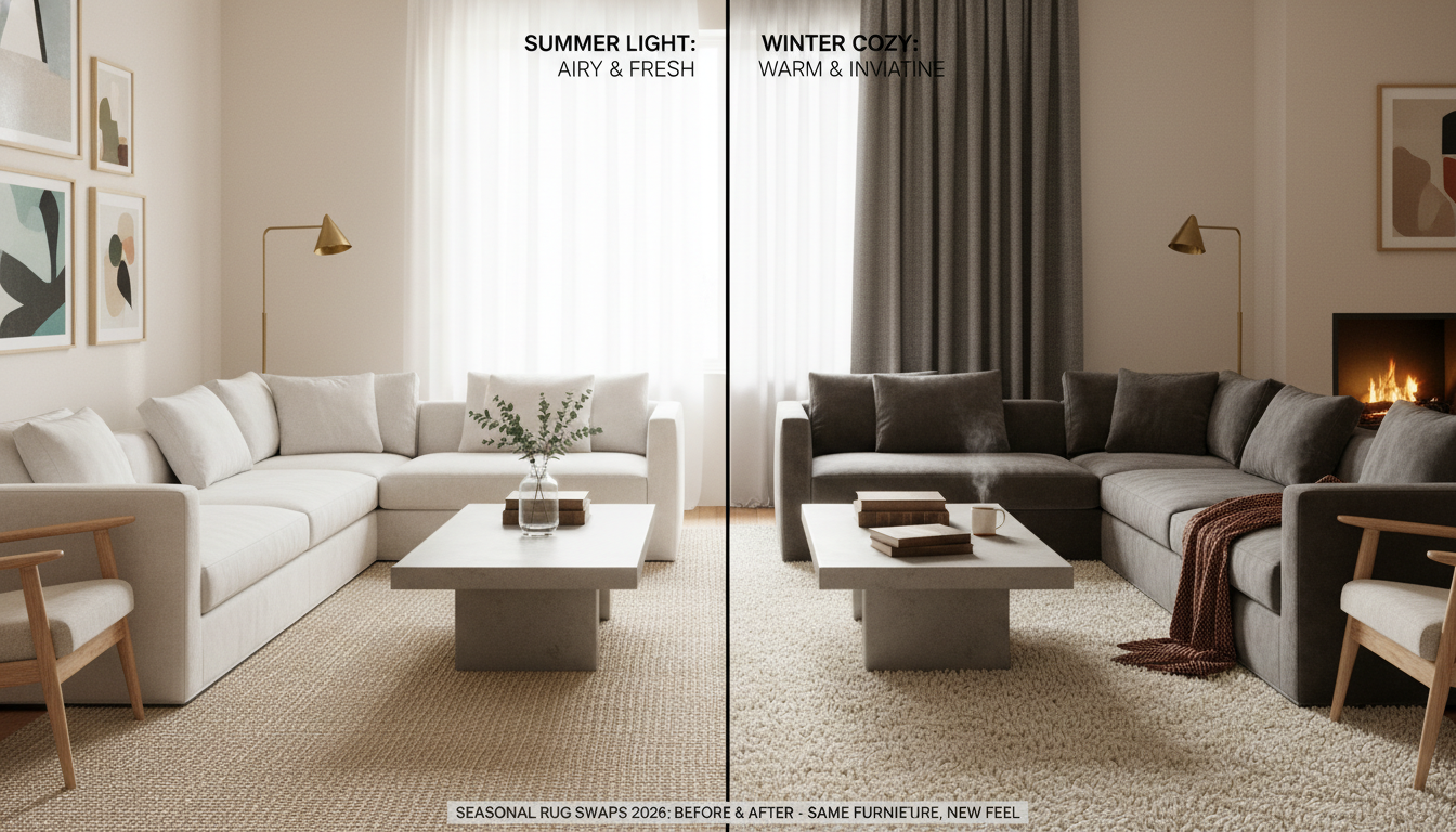 Seasonal Rug Swaps 2026: How to Transform Your Home Atmosphere Without Buying New Furniture
