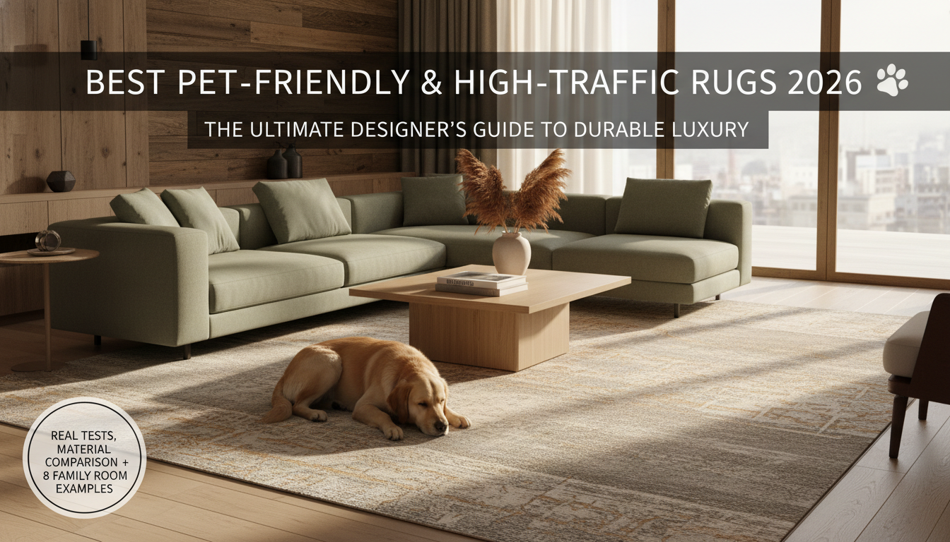 Best Pet-Friendly & High-Traffic Rugs 2026: The Ultimate Designer’s Guide to Durable Luxury