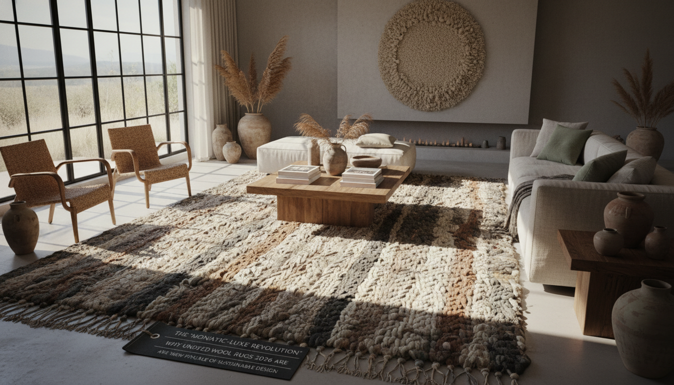 The Monastic-Luxe Revolution: Why Undyed Wool Rugs 2026 are the New Pinnacle of Sustainable Design