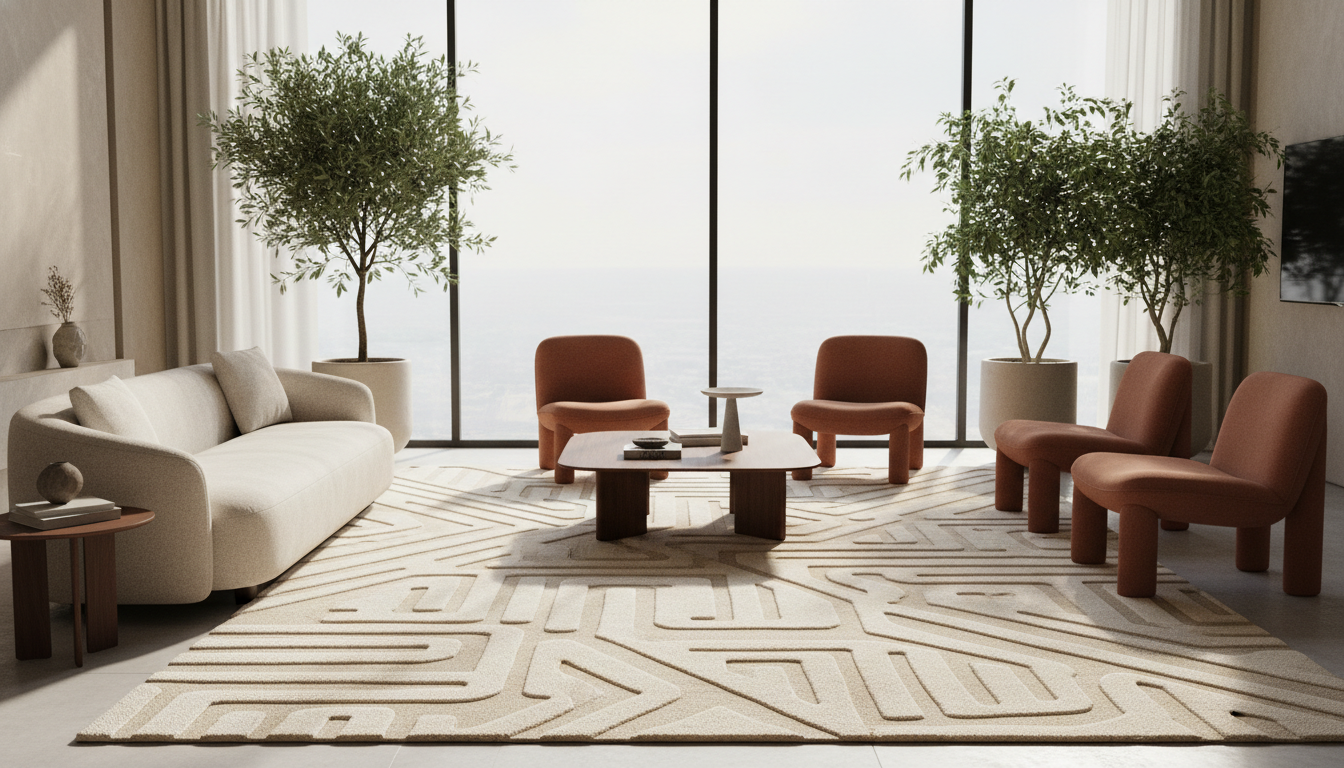 Texture Over Pattern: Why High-Low Pile, Sculpted & Tactile Rugs Are the Biggest Interior Design Trend of 2026