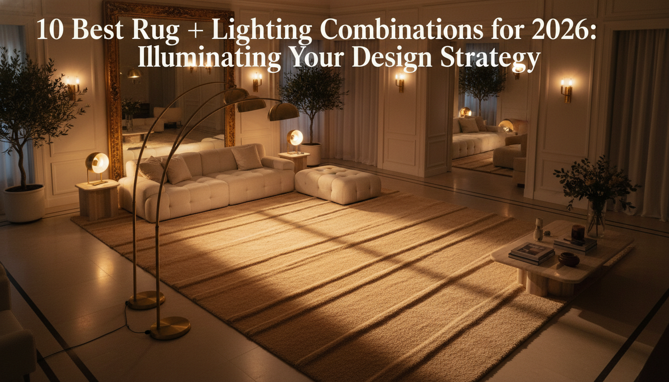 10 Best Rug + Lighting Combinations for 2026: Illuminating Your Design Strategy