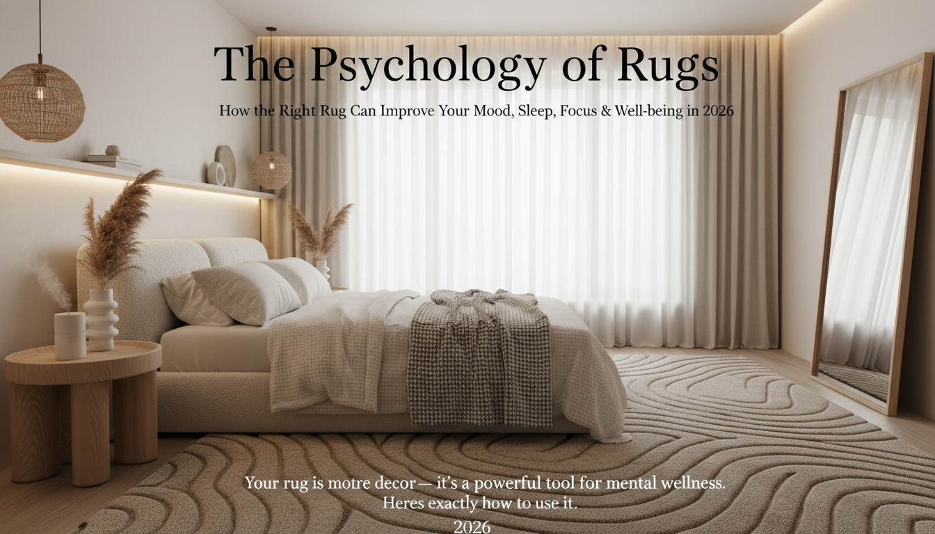 The Psychology of Rugs: How the Right Rug Can Improve Your Mood, Sleep, Focus & Well-being in 2026
