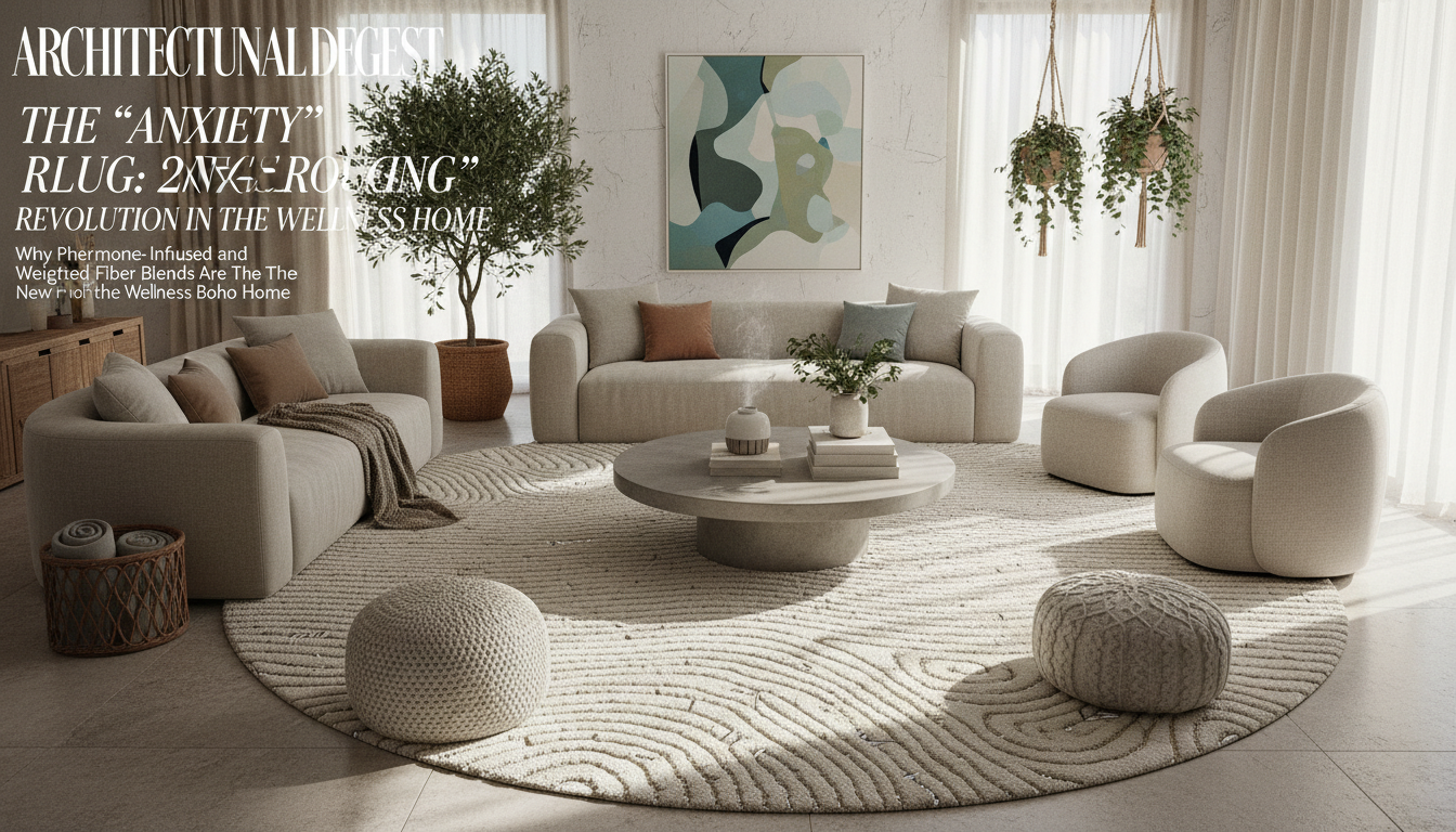 The ‘Anxiety-Reducing’ Rug: 2026’s Sensory Revolution in the Wellness Boho Home
