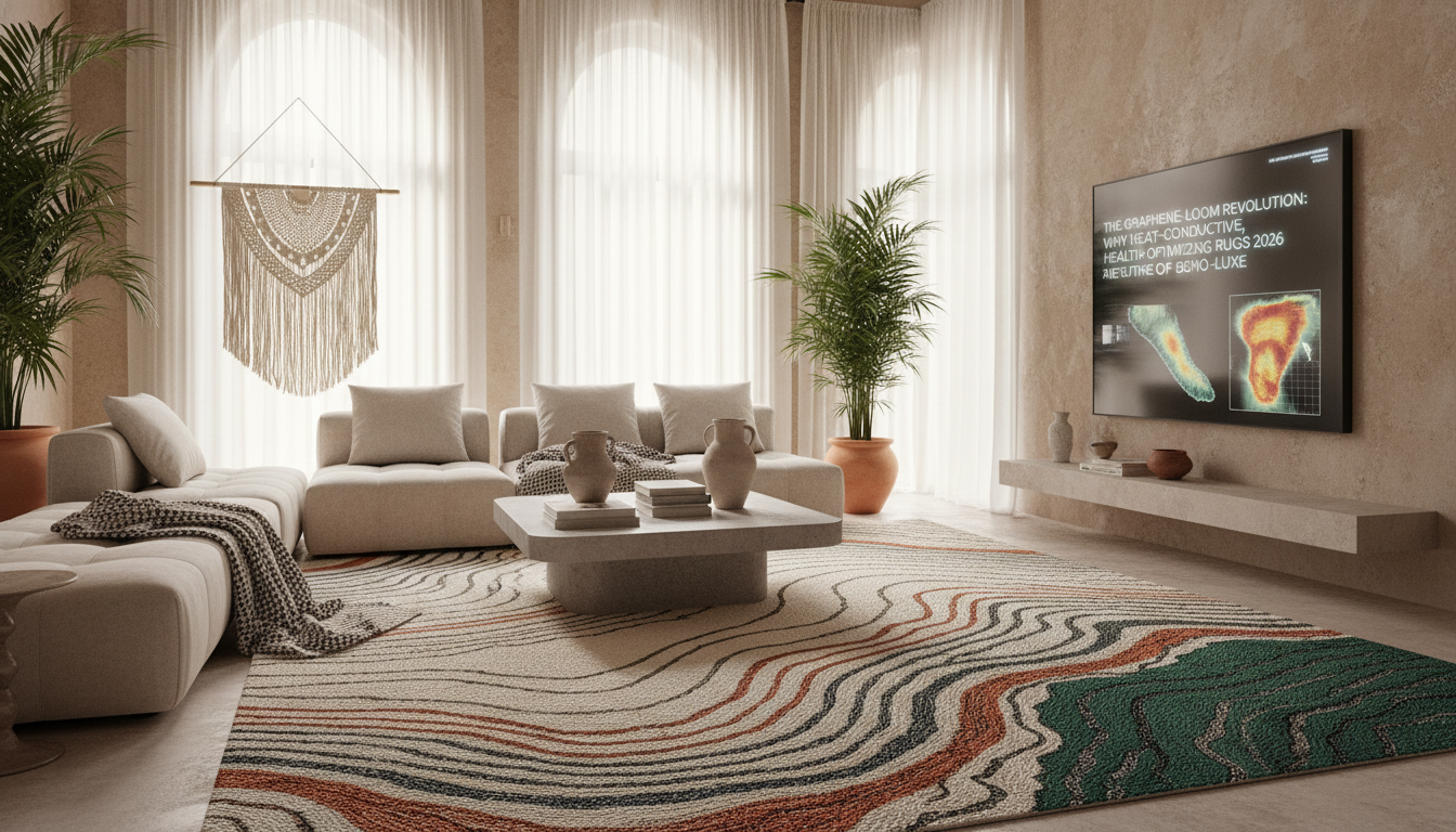 The Graphene-Loom Revolution: Exploring the Health-Optimizing Future of Boho-Luxe Interiors