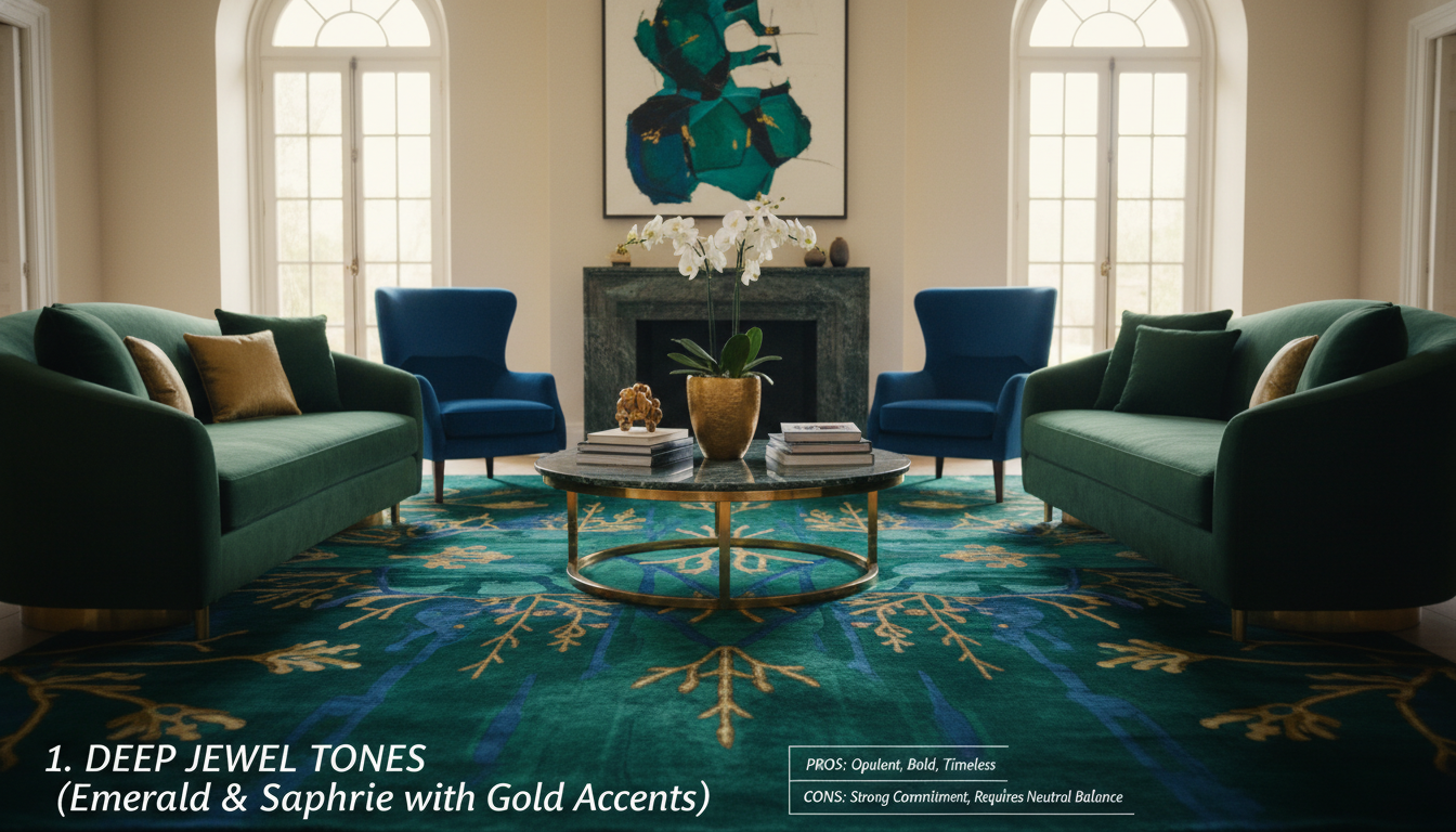 10 Color Combination Rug Strategies for a Master-Class Interior Curation