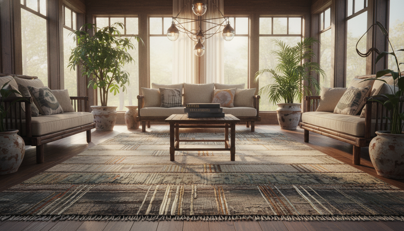 The Urban-Mining Manifesto: How 2026’s Precious Metal-Infused Rugs Redefine Ethical Boho Luxury