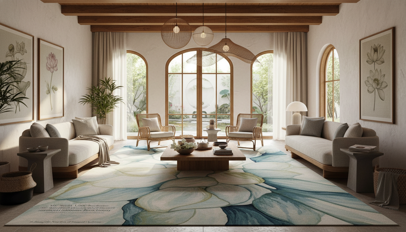 The ‘Sacred-Lotus’ Revolution: Why Lotus Silk Rugs 2026 Define the New Era of Meditative Luxury
