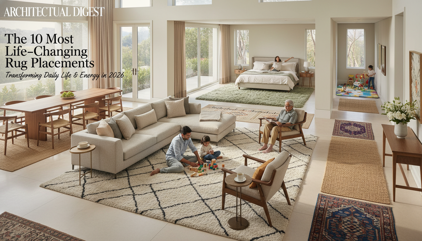 The 10 Most Life-Changing Rug Placements: Transforming Daily Life & Energy in 2026